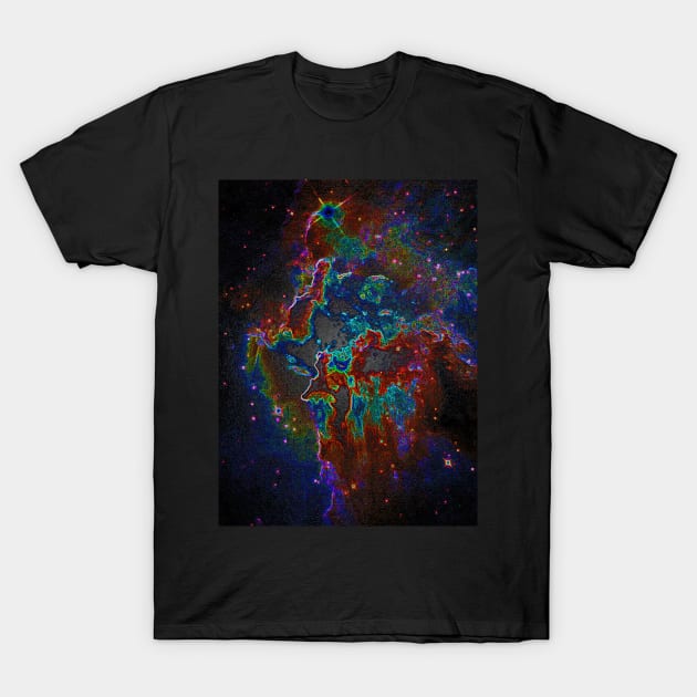 Space Art in the Galaxy T-Shirt by The Black Panther